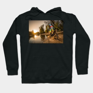 Enduro bike rider Hoodie